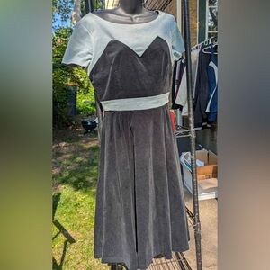 Laura Byrnes Black Label Velvet Pin Up Dress